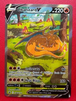Charizard V - SWSH260 - Full Art Black Star Promo, Charizard UPC - Pokemon - NM - Image 1