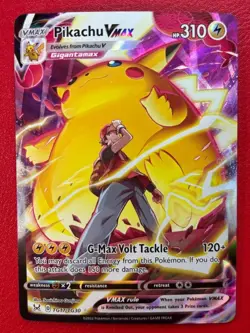 Pikachu VMAX - TG17/TG30 - Full Art, Lost Origin - Pokemon Card - NM - Image 1