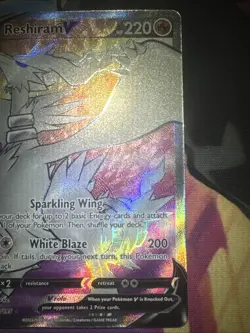 Reshiram V (Full Art) 172/195 : Sword & Shield - Silver Tempest Pokemon TCG NM - Image 2