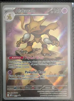 Alakazam 009 Me: Mega Evolution Promo Holo 140 HP Stage 2 English Pokemon Card - Image 1