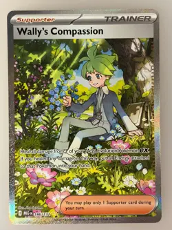 2025 Pokemon Mega Evolution #186/132 Wallys Compassion Special Illustration Rare - Image 1
