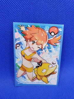 Pokemon Center Japan Misty and Psyduck Individual Card Sleeve TCG Deck Shield - Image 1