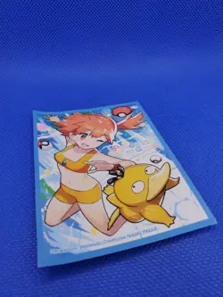 Pokemon Center Japan Misty and Psyduck Individual Card Sleeve TCG Deck Shield - Image 3