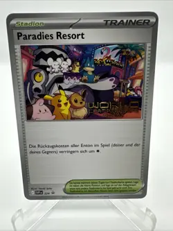 GERMAN 2025 World Championship Promo - Paradise Resort Pokemon TCG 224 SV-P - Image 1