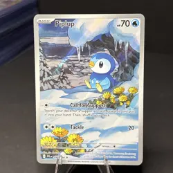 Pokemon TCG Piplup Holo Secret Rare Card PFL 098/094 Nm Near Mint - Image 1