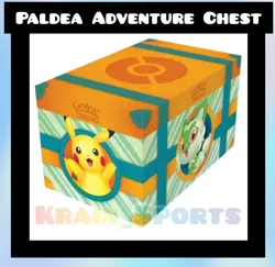 Pokemon TCG: Paldea Adventure Chest Brand New/Factory Sealed Pikachu Promo! - Image 1