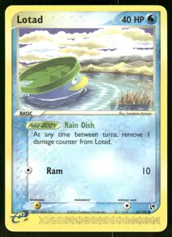 Pokemon Tcg Lotad #66 Pokemon Sandstorm NM - Image 1