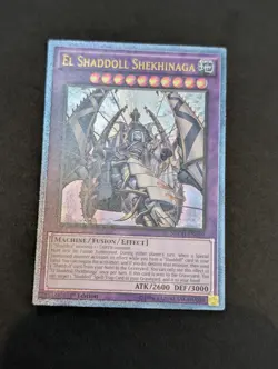 Yugioh El Shaddoll Shekhinaga NECH-EN049 Ultimate Rare 1st Edition Excellent - Image 1