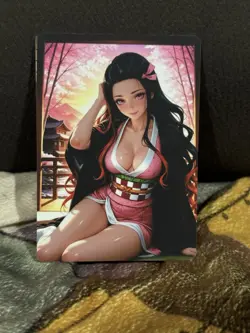 CUSTOM NEZUKO DEMON SLAYER CARDS UNCENSORED - Image 1