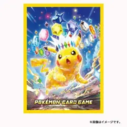 Pokemon Center Original Card Sleeves Premium Gloss Pikachu Stellar Tera Type - Image 2