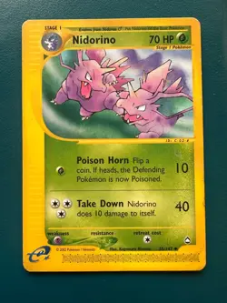 Aquapolis Nidoran 96/147 - Pokemon Common Card MP - Image 1