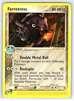 Forretress 28/97 Dragon NM/LP Pokemon Card - Image 1