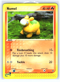 Numel 69/97 Dragon NM or LP Pokemon Card - Image 1