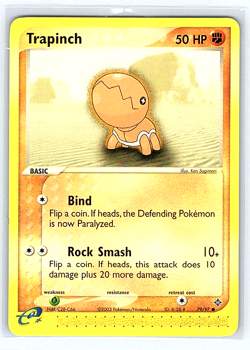 Trapinch 79/97 Dragon NM or LP Pokemon Card - Image 1