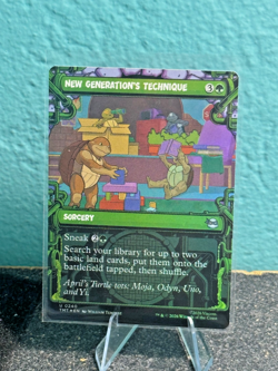 Magic the Gathering (mtg): TMT: New Generation's Technique FOIL - Image 1