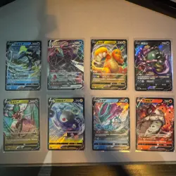 Chinese Pokemon Card Bundle - Final Flame Dance 8x Double Rare Pokemon TCG Cards - Image 1