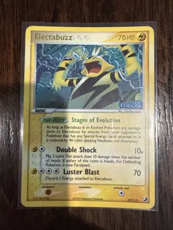 Electabuzz 22/115 EX Unseen Forces Reverse Holo Stamped Rare - LP - Image 1