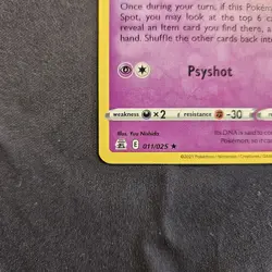 Mew 011/025 Holo Rare Celebrations Pokemon 25th Anniversary 2021 Stamped MP - Image 2