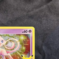 Mew 011/025 Holo Rare Celebrations Pokemon 25th Anniversary 2021 Stamped MP - Image 4