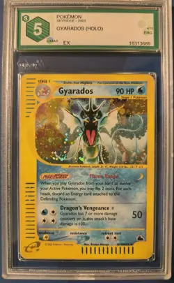 Pokemon Gyarados H10/H32 Skyridge Holo 2003 WOTC Ultra Rare Graded GRAAD 5 - Image 1