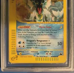 Pokemon Gyarados H10/H32 Skyridge Holo 2003 WOTC Ultra Rare Graded GRAAD 5 - Image 4