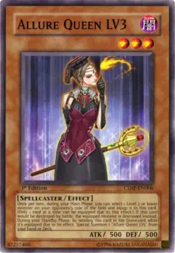 YuGiOh! - Allure Queen LV3 - CDIP-EN006 - 1st Edition - Common - Image 1