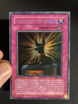 Yugioh Judgment of Anubis DCR-105 Secret Rare 1st Edition NA English - Image 1