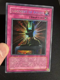 Yugioh Judgment of Anubis DCR-105 Secret Rare 1st Edition NA English - Image 4
