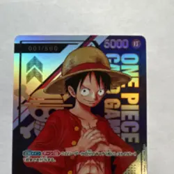 One Piece Monkey D. Luffy Leader Serial Numbered Holo ST01 001/500 -Proxy - Image 2