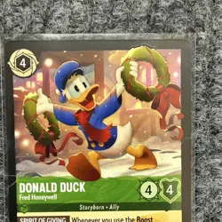 Disney Lorcana Winterspell Donald Duck Fred Honeywell 93/204 Legendary NM - Image 3