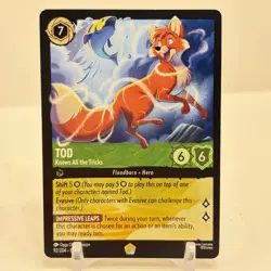 Disney Lorcana Winterspell Tod Knows All The Tricks 92/204 NM - Image 1