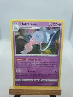 Pokemon TCG Holo Hatterene 73/198 Trading Card - Image 1