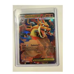 Pokemon Mega Charizard Y EX Full Art Holo Fire Stage 2 022/217 360 HP Card - Image 1