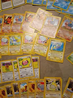 112 Vintage Pokemon Card Lot Neo Revelation LP HP - Image 5