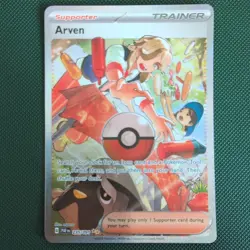 Pokemon Card - Arven 235/091 Paldean Fates - Special Illustration Rare - Image 1