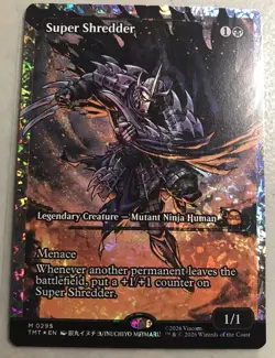 Super Shredder (Showcase) (Fracture Foil) Teenage Mutant Ninja Turtles MTG Nm - Image 1