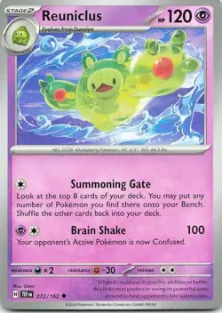 Reuniclus 072/162 Temporal Forces Uncommon NM Pokemon TCG - Image 1