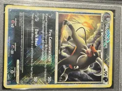 Pokemon 2010 Undaunted Houndoom 5/90 cross hatch Holo Rare LOW POP PSA 10 - Image 1