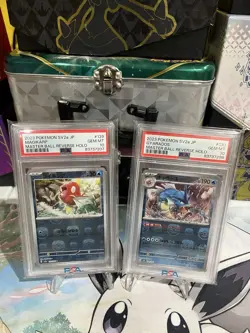 Pokemon Masterball 151 Japanese Magikarp and Gyarados PSA 10 Sequential - Image 1