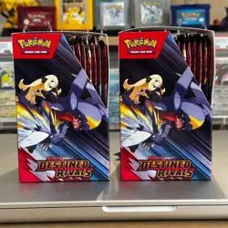 Pokemon TCG Destined Rivals Half Booster Box Unsealed 18 Packs Same Day Ship - Image 3