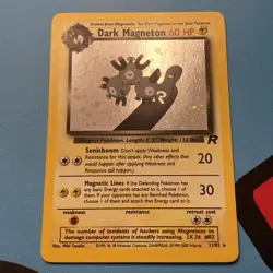 Dark Magneton 11/82 Team Rocket Pokemon Holo Rare Vintage 1999 NM/LP+ Condition - Image 1