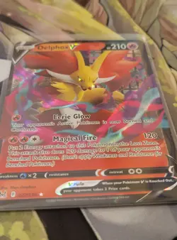 Pokemon TCG Delphox V Sword & Shield - Lost Origin 027/196 Regular Ultra Rare NM - Image 3