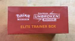 Pokemon TCG Sun & Moon Unbroken Bonds Elite Trainer Box SEALED NEW ETB (MINT) - Image 5