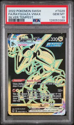 2022 Rayquaza VMAX TG29 Silver Tempest GEM MINT PSA 10 Pokemon - Image 1