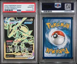 2022 Rayquaza VMAX TG29 Silver Tempest GEM MINT PSA 10 Pokemon - Image 3