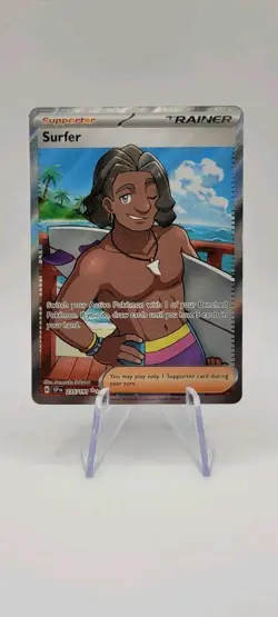 Pokemon TCG: Surfer 235/191 Surging Sparks - Ultra Rare - Full Art - NM - Image 1