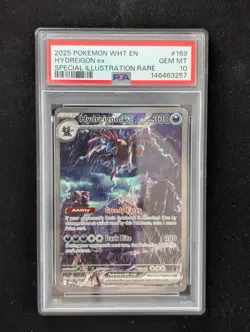 Pokemon TCG Hydreigon ex 169/086 White Flare PSA 10 - Image 1