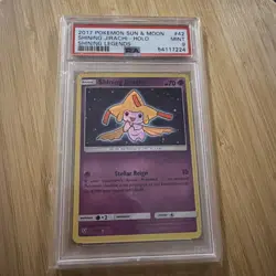 Shining Jirachi PSA 9 2017 Pokemon S&M Holo Shining Legends Rare 42/73 - Image 1