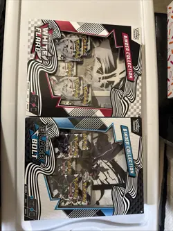 Pokemon TCG Black Bolt & White Flare Binder Collection Bundle One Of Each - Image 1