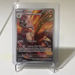 Blaziken IR Holo 192/182 Destined Rivals Pokemon TCG - Image 1